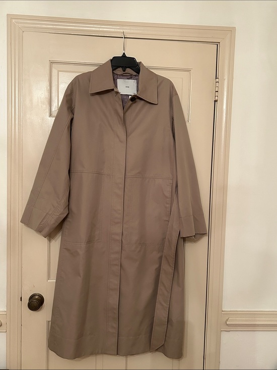 Mango Jackets & Blazers - Mango Neutral Taupe Long Trench Coat